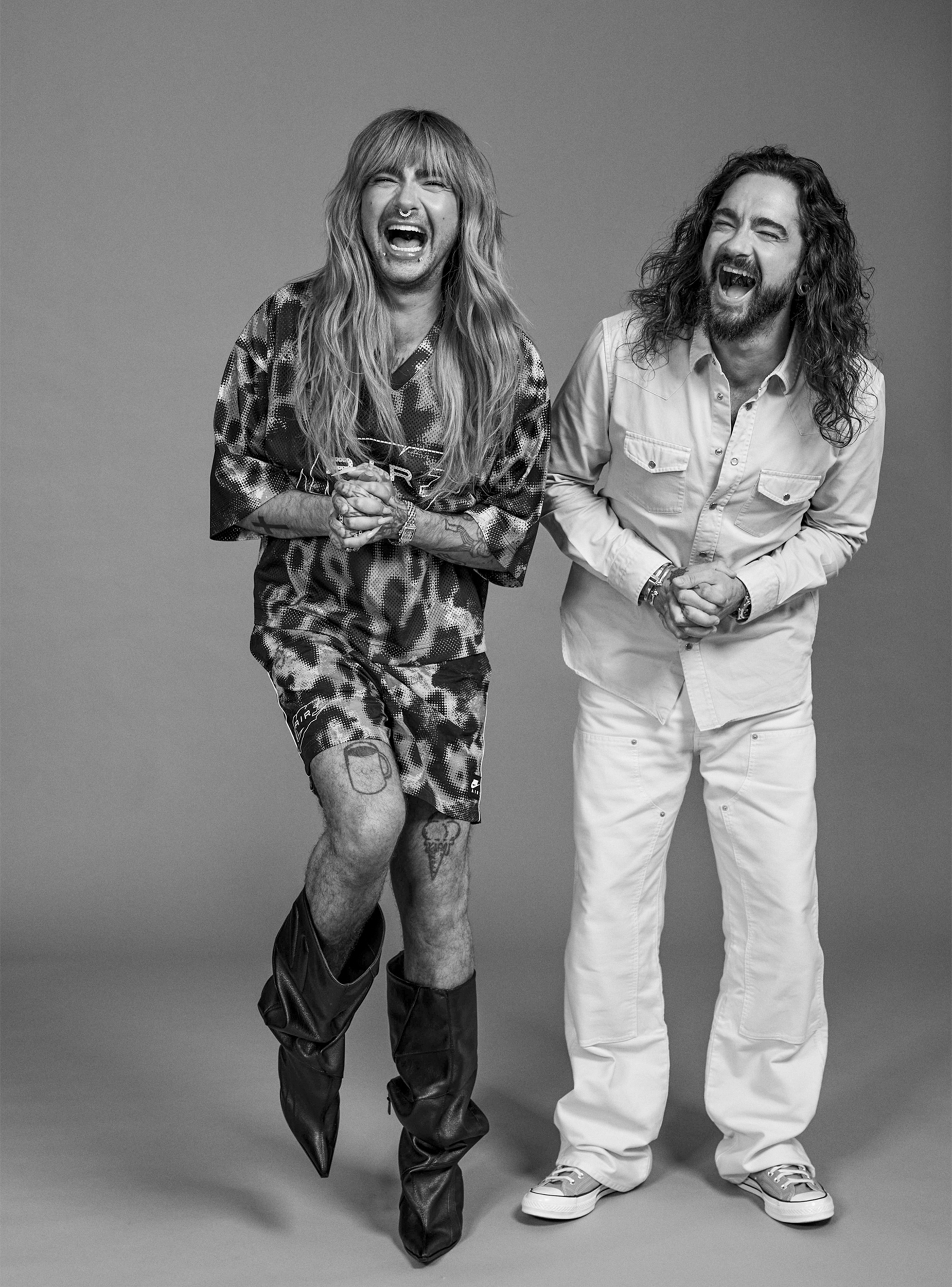 bill+tom kaulitz für sz-magazin