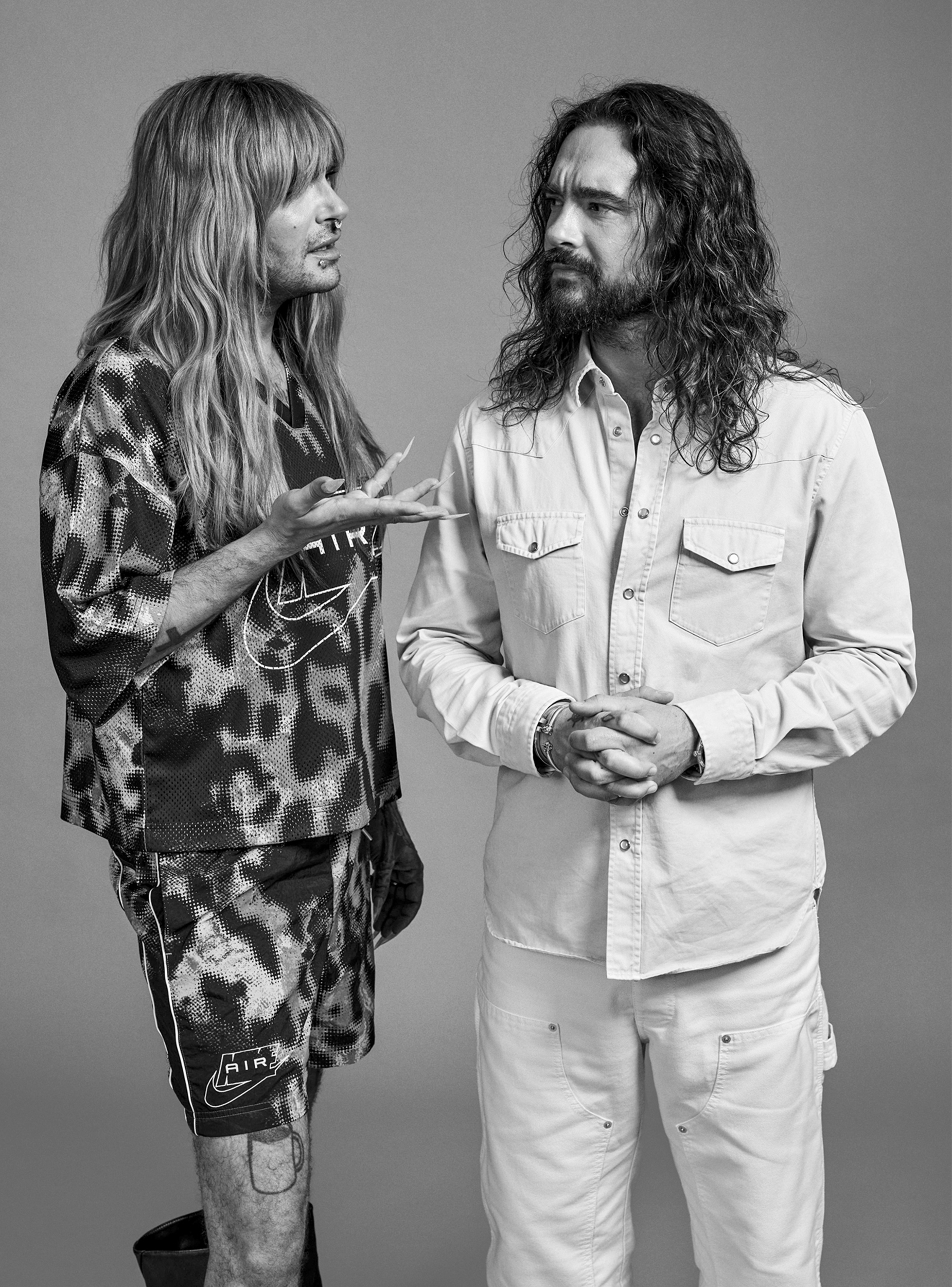 bill+tom kaulitz für sz-magazin