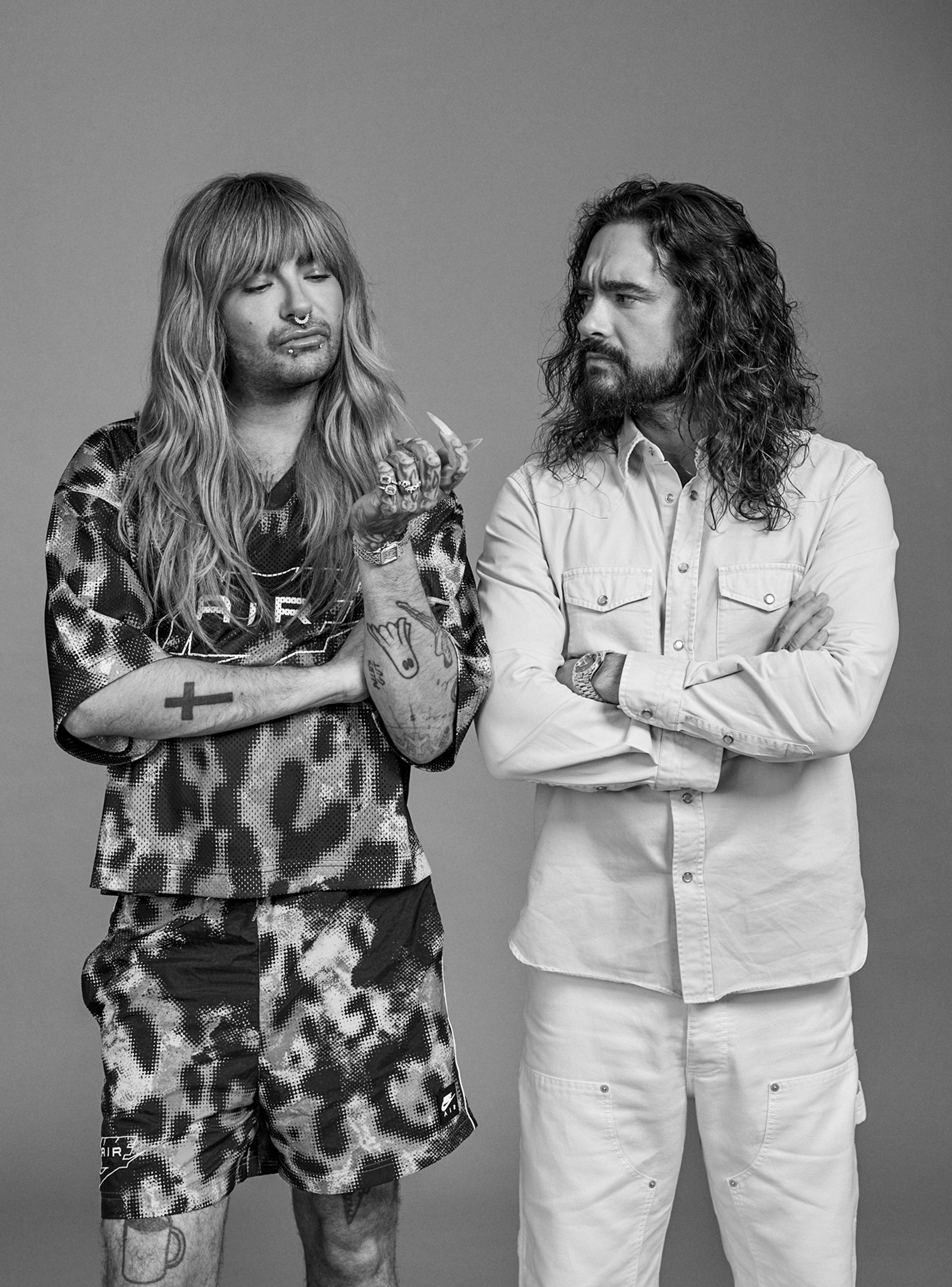 bill+tom kaulitz für sz-magazin